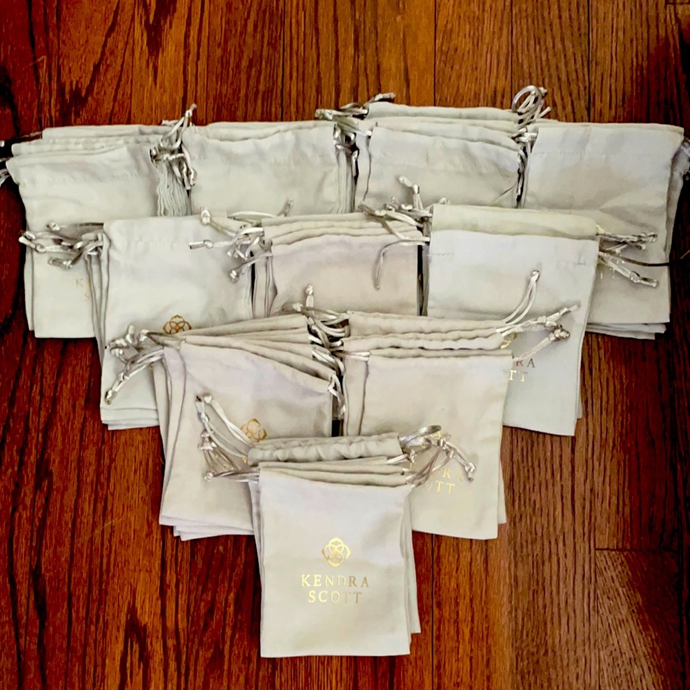 50 New Kendra Scott jewelry dust bags (empty)